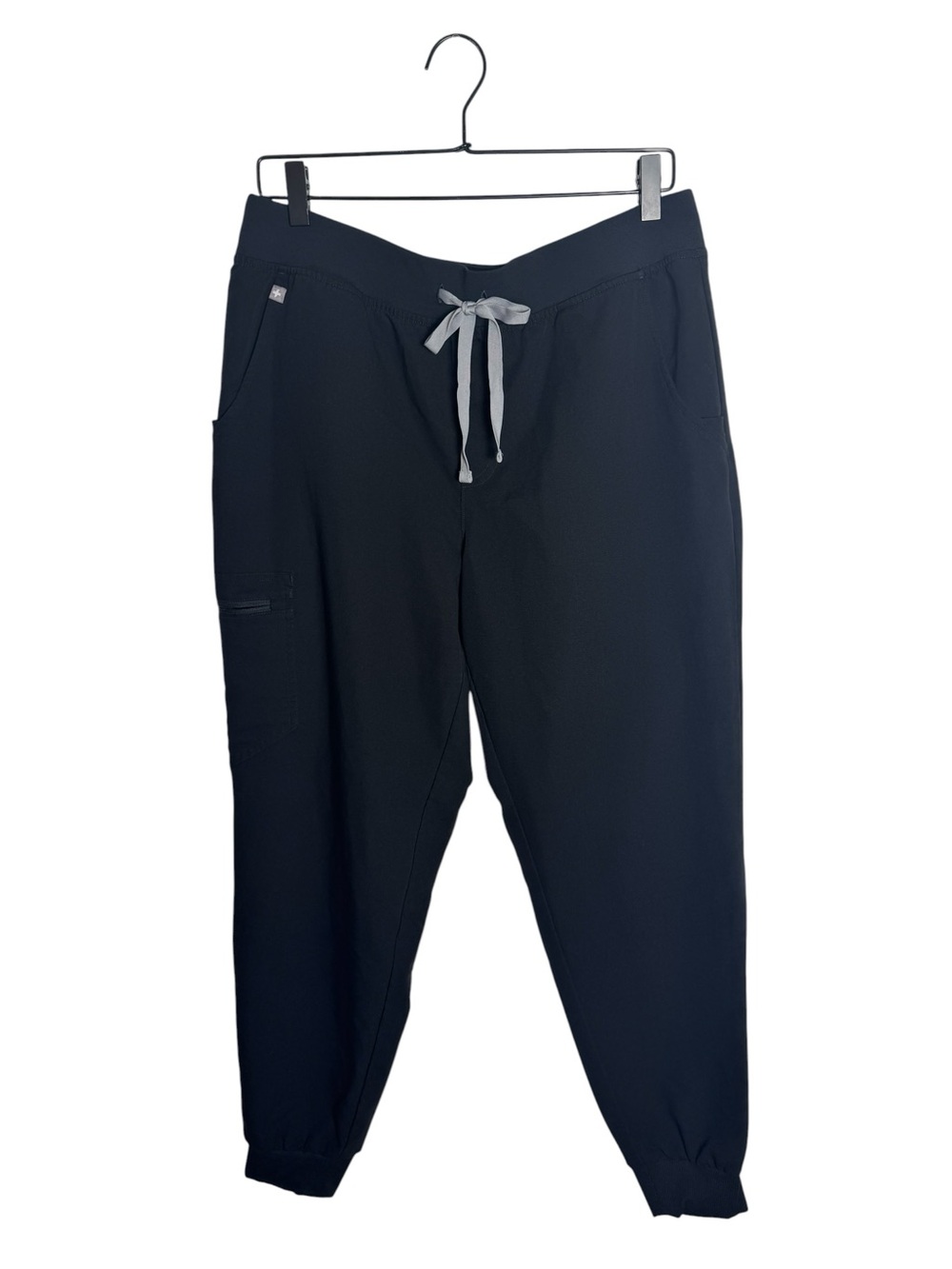 FIGS Black Zamora Jogger Scrub Pants FIONx Technical Yoga Waist